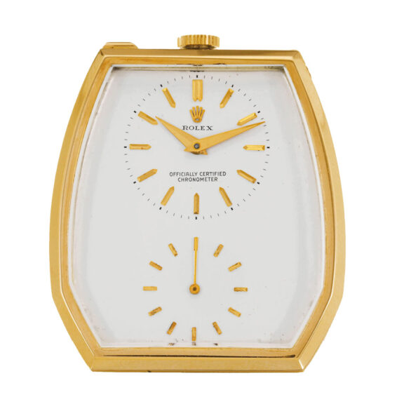 Swiss 18k yellow gold dress pocket watch Circa 1950