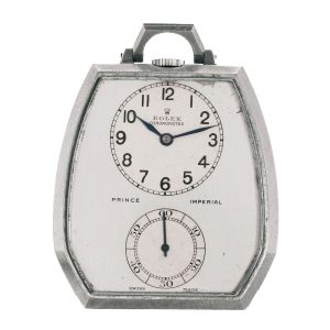 Swiss Rolesium steel keyless pocket watch Circa 1940