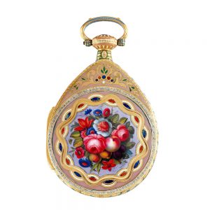 English gold, enamel watch for the Chinese market Circa 1820
