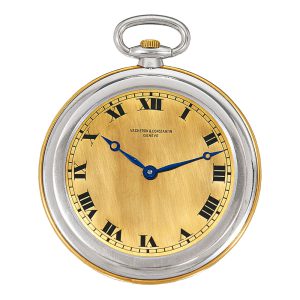 Swiss gold Art Deco two-tone cased watch Circa 1925