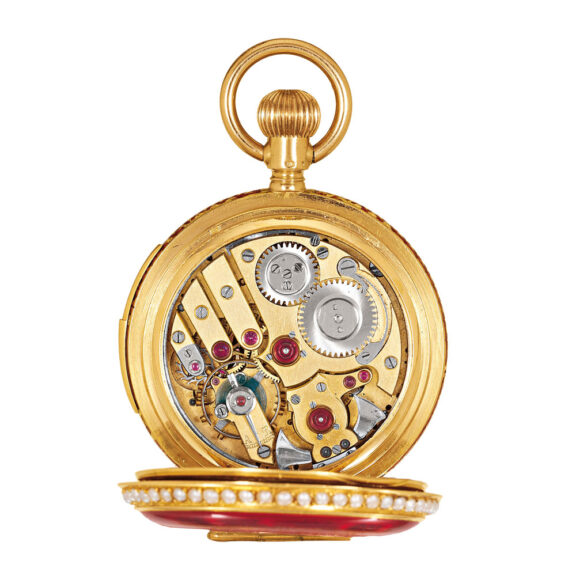 Swiss gold minute repeater for the Chinese market Circa 1900 Swiss gold minute repeater for the Chinese market Circa 1900
