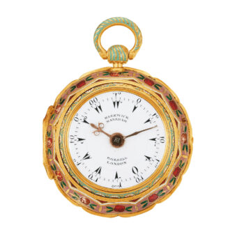 English gold, enamel watch for the Islamic market Circa 1815