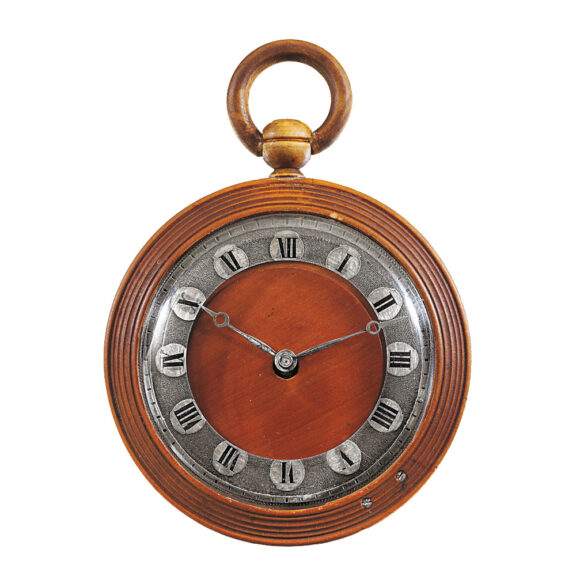 Russian wooden watch with birchwood movement Circa 1820