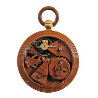 Russian wooden watch with birchwood movement Circa 1820