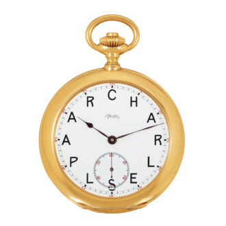 Swiss yellow gold minute repeating pocket watch Circa 1900