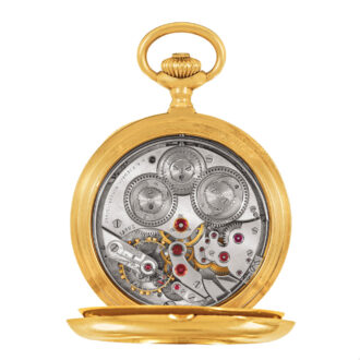 Swiss gold five minute repeating pocket watch Circa 1910