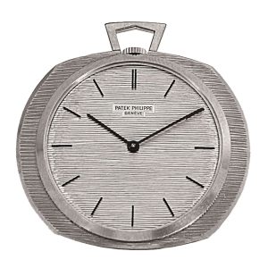 Swiss 18 carat white gold keyless dress watch Circa 1967