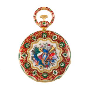 Swiss gold enamel watch for the Islamic market Circa 1830