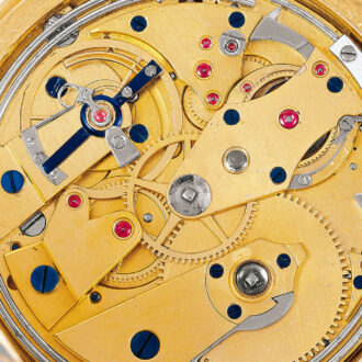 Swiss gold enamel watch for the Islamic market Circa 1830
