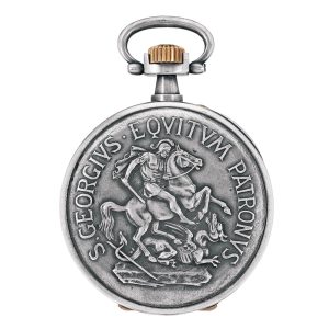 Swiss silver open faced keyless pocket watch Circa 1938