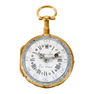 Swiss gold repeating verge made for the Islamic market Circa 1780