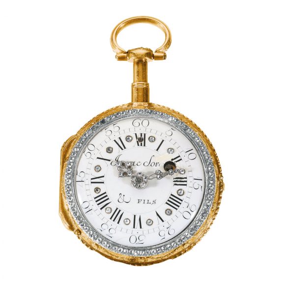 Swiss gold repeating verge made for the Islamic market Circa 1780 Swiss gold repeating verge made for the Islamic market Circa 1780