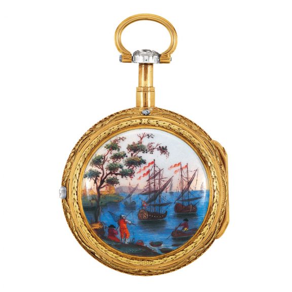 Swiss gold repeating verge made for the Islamic market Circa 1780