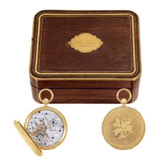 Swiss chronometer with pivoted detent escapement Circa 1860