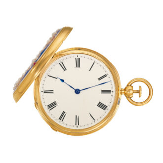 Swiss gold, pearl and diamond-set repeating watch Circa 1835