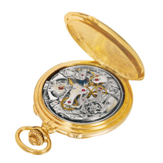 Excellent Swiss gold chronograph minute repeater Circa 1905