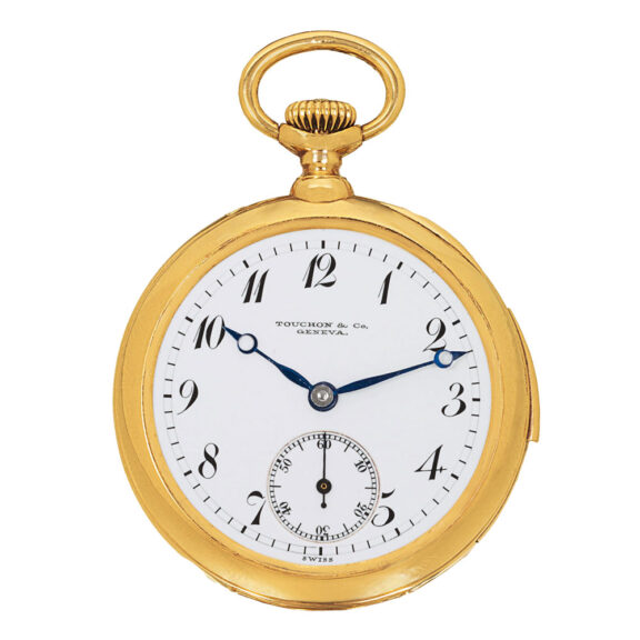 Swiss gold minute repeating lady's pendant watch Circa 1914