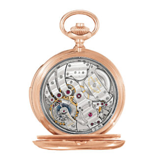 Swiss 18k pink gold minute repeating pocket watch Circa 1898