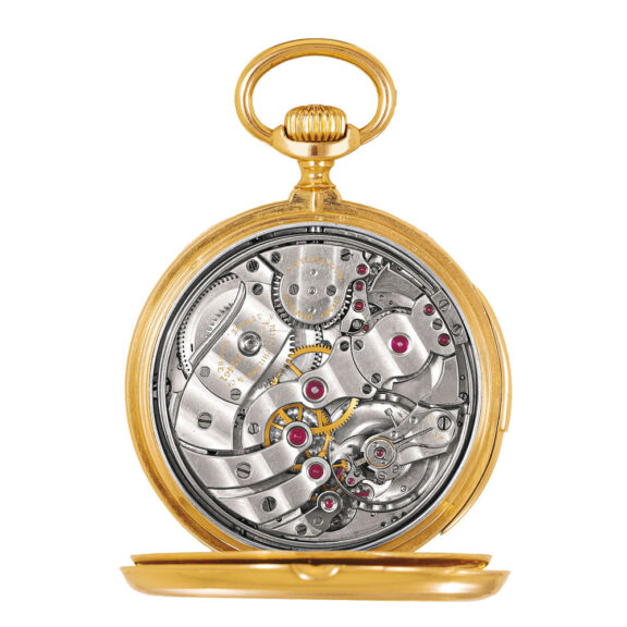 Thin Swiss 18k gold minute repeating dress watch Circa 1902 Thin Swiss 18k gold minute repeating dress watch Circa 1902