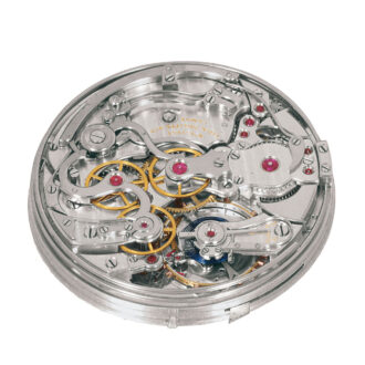 Swiss gold minute repeating watch with chronograph Circa 1910
