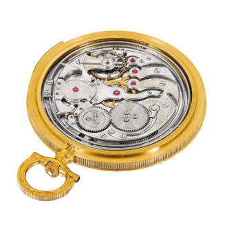 French gold Art Deco repeating keyless dress watch Circa 1910