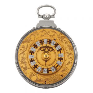 Japanese silver hour striking choach watch Circa 1815