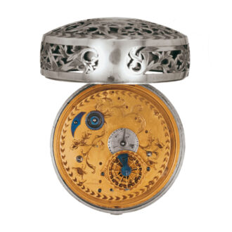 Japanese silver hour striking choach watch Circa 1815