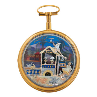 Excellent Swiss gold repeating automaton watch Circa 1815