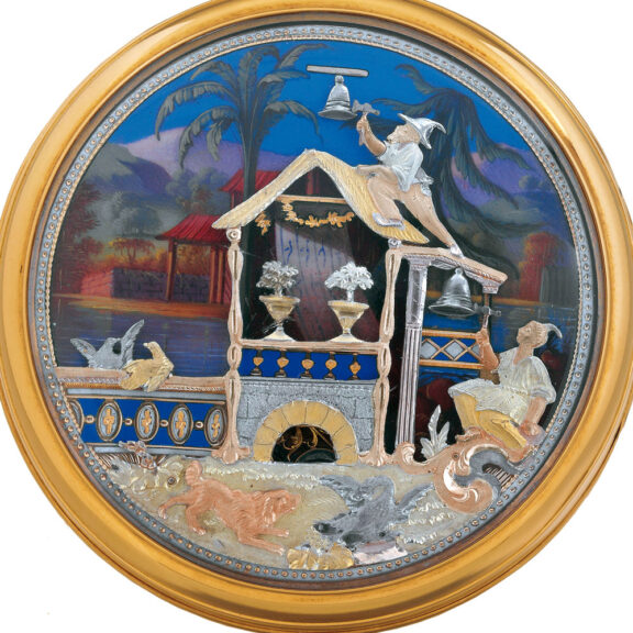 Excellent Swiss gold repeating automaton watch Circa 1815 Excellent Swiss gold repeating automaton watch Circa 1815