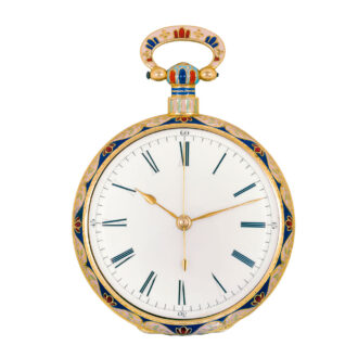 Swiss gold duplex watch for Chinese market Circa 1830