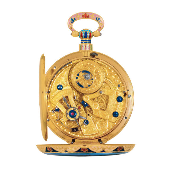 Swiss gold duplex watch for Chinese market Circa 1830 Swiss gold duplex watch for Chinese market Circa 1830