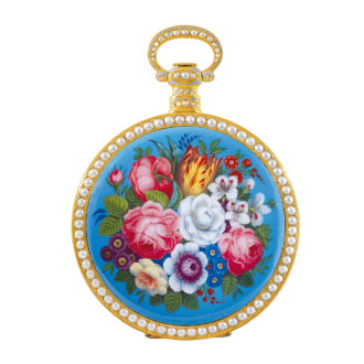 Swiss gold and enamel watch for Chinese market Circa 1850