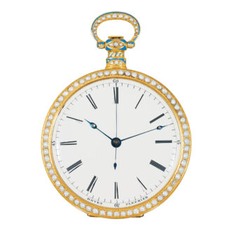 Swiss gold and enamel watch for Chinese market Circa 1850