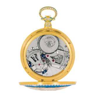 Swiss gold and enamel watch for Chinese market Circa 1850