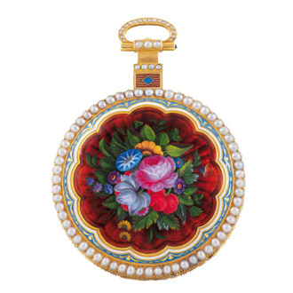 English gold cylinder watch for Chinese market Circa 1819