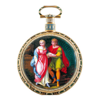 English gold duplex watch for Chinese market Circa 1820