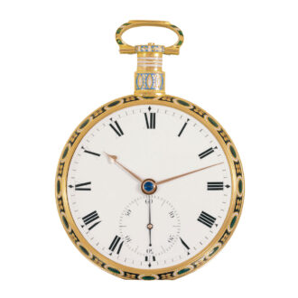 English gold duplex watch for Chinese market Circa 1820