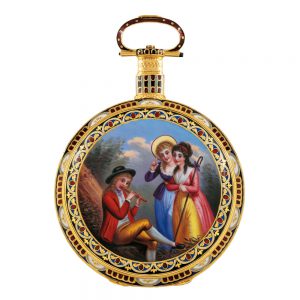 Swiss gold duplex watch for Chinese market Circa 1835