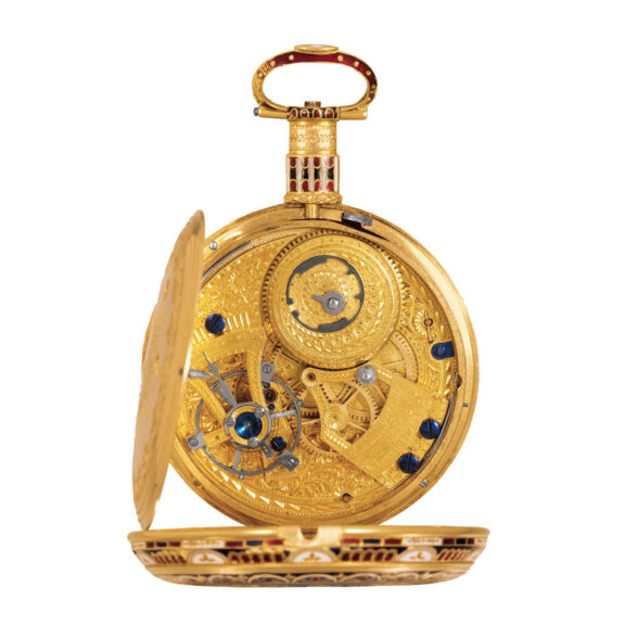 Swiss gold duplex watch for Chinese market Circa 1835 Swiss gold duplex watch for Chinese market Circa 1835