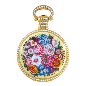 Swiss gold and enamel watch for Chinese market Circa 1850