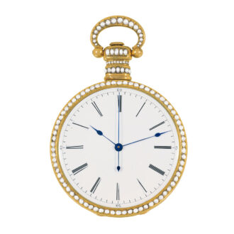 Swiss gold and enamel watch for Chinese market Circa 1850