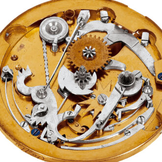 French 20k gold repeating à toc verge watch Circa 1775