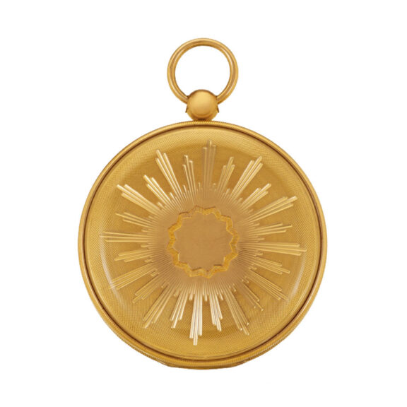 French gold watch with ruby cylinder escapement Circa 1806 French gold watch with ruby cylinder escapement Circa 1806
