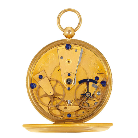 French gold watch with ruby cylinder escapement Circa 1806 French gold watch with ruby cylinder escapement Circa 1806