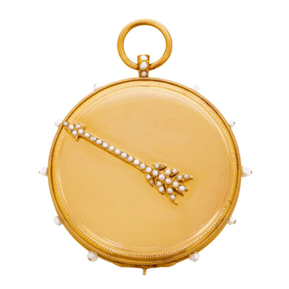 French gold Montre Médaillon à Tact watch Circa 1805 French gold Montre Médaillon à Tact watch Circa 1805