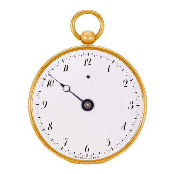 Fine French 18k gold cylinder pocket watch Circa 1814