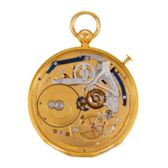 French gold half quarter repeater with jumping hour Circa 1820