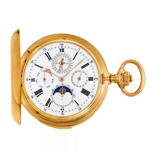 Swiss gold complicated watch for Hispanic market Circa 1927