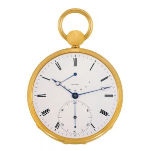 Austrian gold chronometer with power reserve Circa 1840