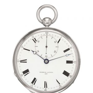German silver chronometer marine deck watch Circa 1830